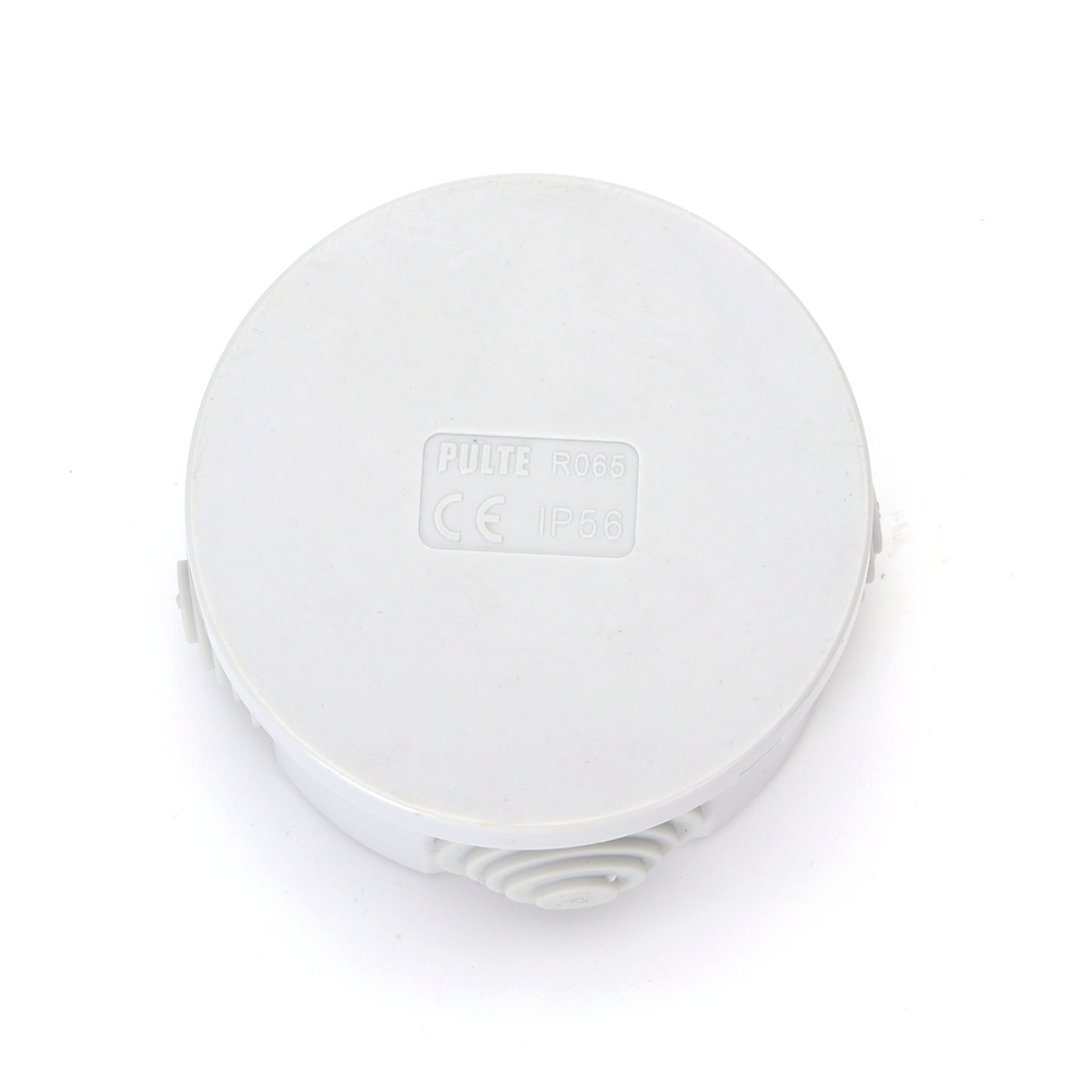 Scatola di derivazione stagna IP44 da superficie Tonda 65x30mm 4 passacavi Aigostar - Foto 1