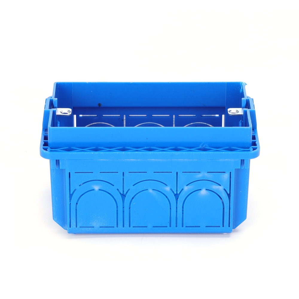 Scatola portafrutti 503 cassetta da incasso 3 moduli colore blu - Foto 1
