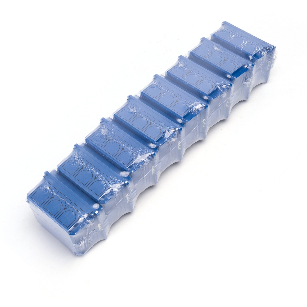 Scatola portafrutti 503 cassetta da incasso 3 moduli colore blu - Foto 3