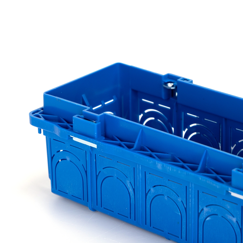 Scatola portafrutti 506 cassetta da incasso 6 – 7 moduli colore blu - Foto 1