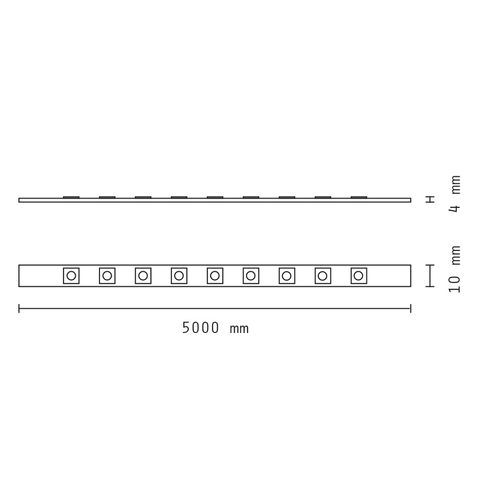 Striscia Led 12V 70W SMD 5050 5 metri IP65 Rosso Wisdom - Foto 3
