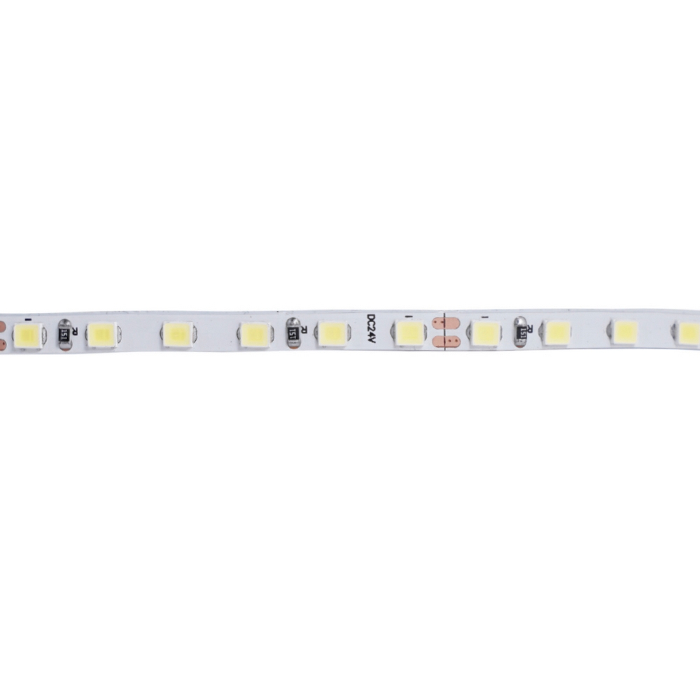 Striscia Led Professionale 24V 120W SMD 2835 5 metri Ultrasottile 4 mm IP20 Bianco Neutro 4000K Wisdom - Foto 2