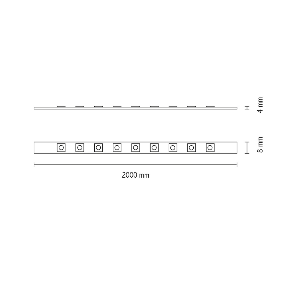 Striscia Led USB 5V retroilluminazione per TV 2W SMD 5050 2 metri IP20 RGB Wisdom - Foto 3