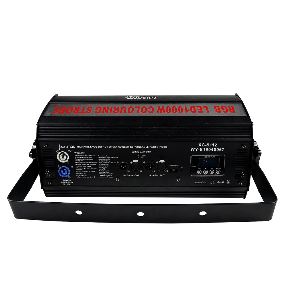 Strobo Led RGB 1000W 30 flash al secondo sound control Wisdom - Foto 4