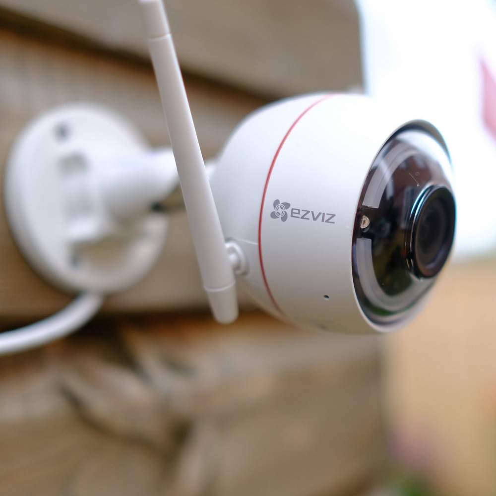 Telecamera di sorveglianza EZVIZ C3W HUSKY AIR PLUS WiFi Full HD 1080p visione notturna segnalazione luminosa e sonora per esterno - Foto 2