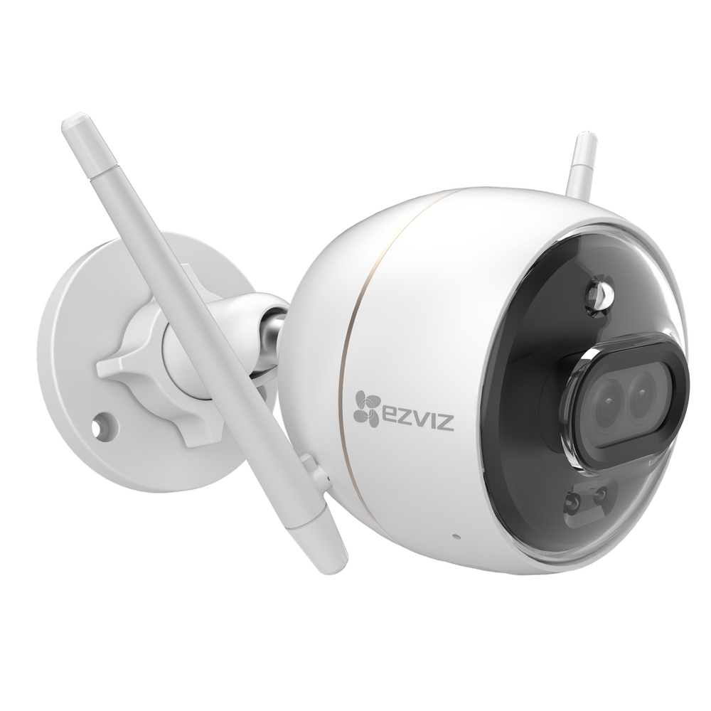 Foto principale Telecamera di sorveglianza EZVIZ C3X Darkfighter WiFi doppio obbiettivo Full HD 1080p visione notturna a colori segnalazione luminosa e sonora per esterno