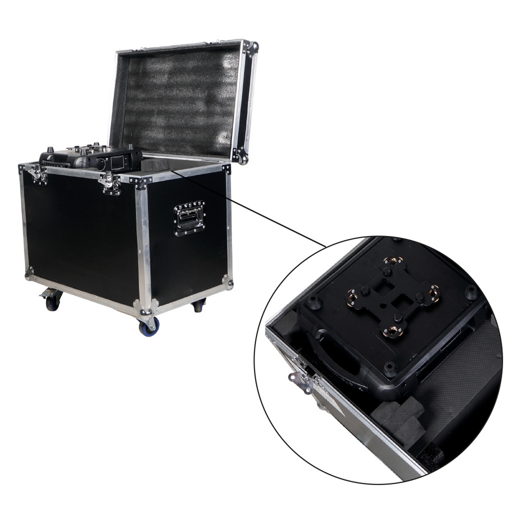 Testa mobile motorizzata Beam 7r 230W in Flight case baule da 2 pezzi Wisdom - Foto 4