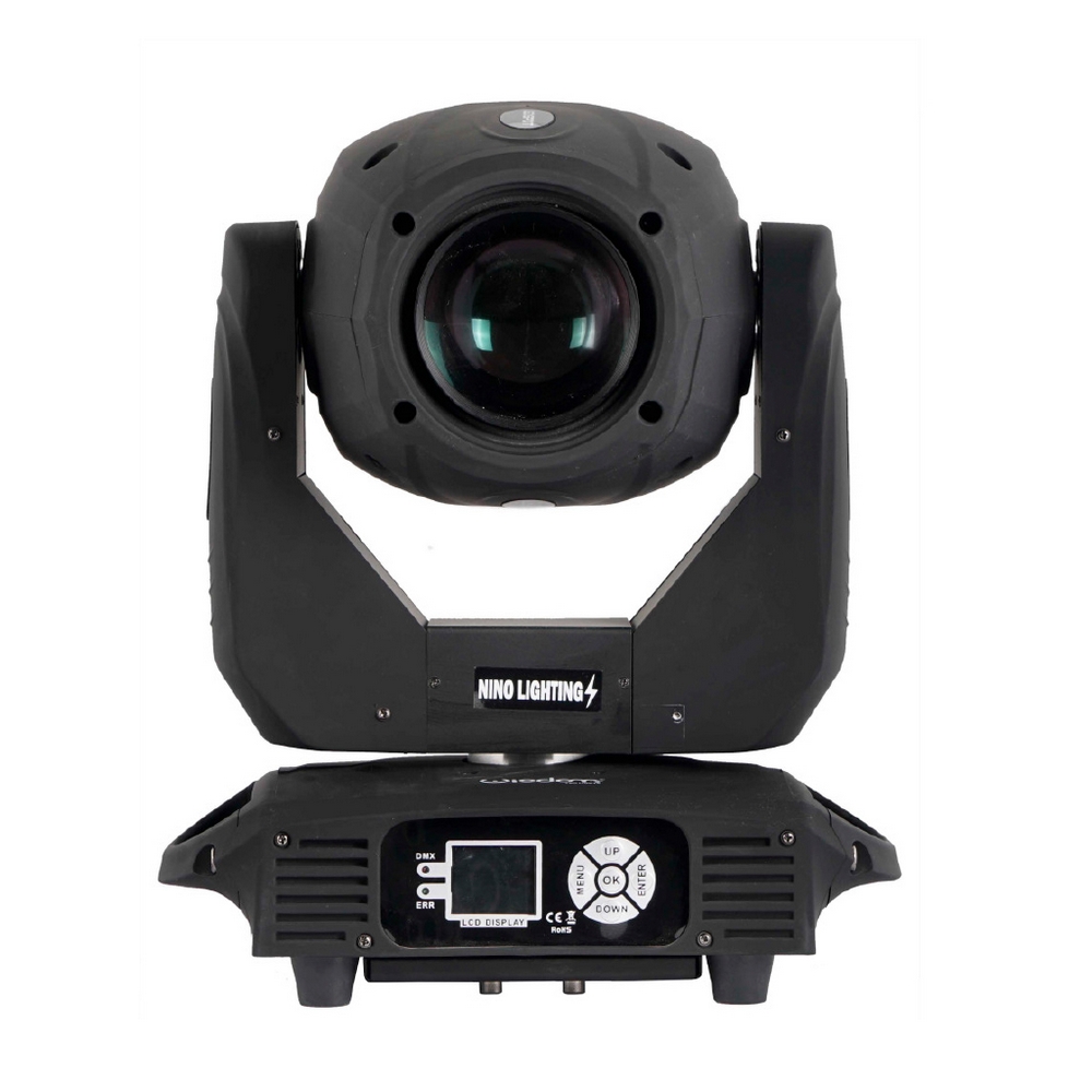 Testa mobile motorizzata Spot Beam Led COB 200W in Flight case baule da 2 pezzi Wisdom - Foto 1