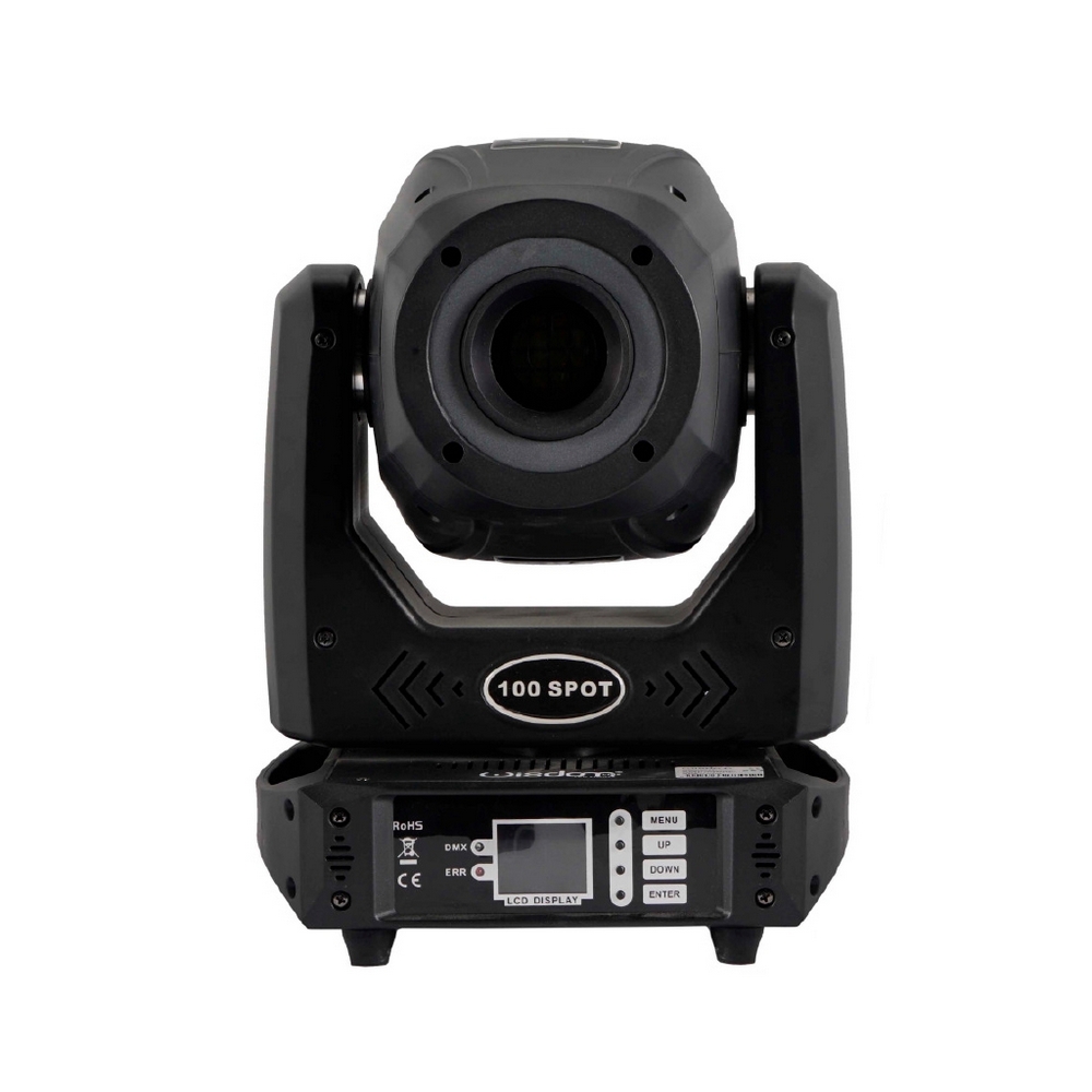 Testa mobile motorizzata Spot Led COB 100W Bianco in Flight case baule da 2 pezzi Wisdom - Foto 1