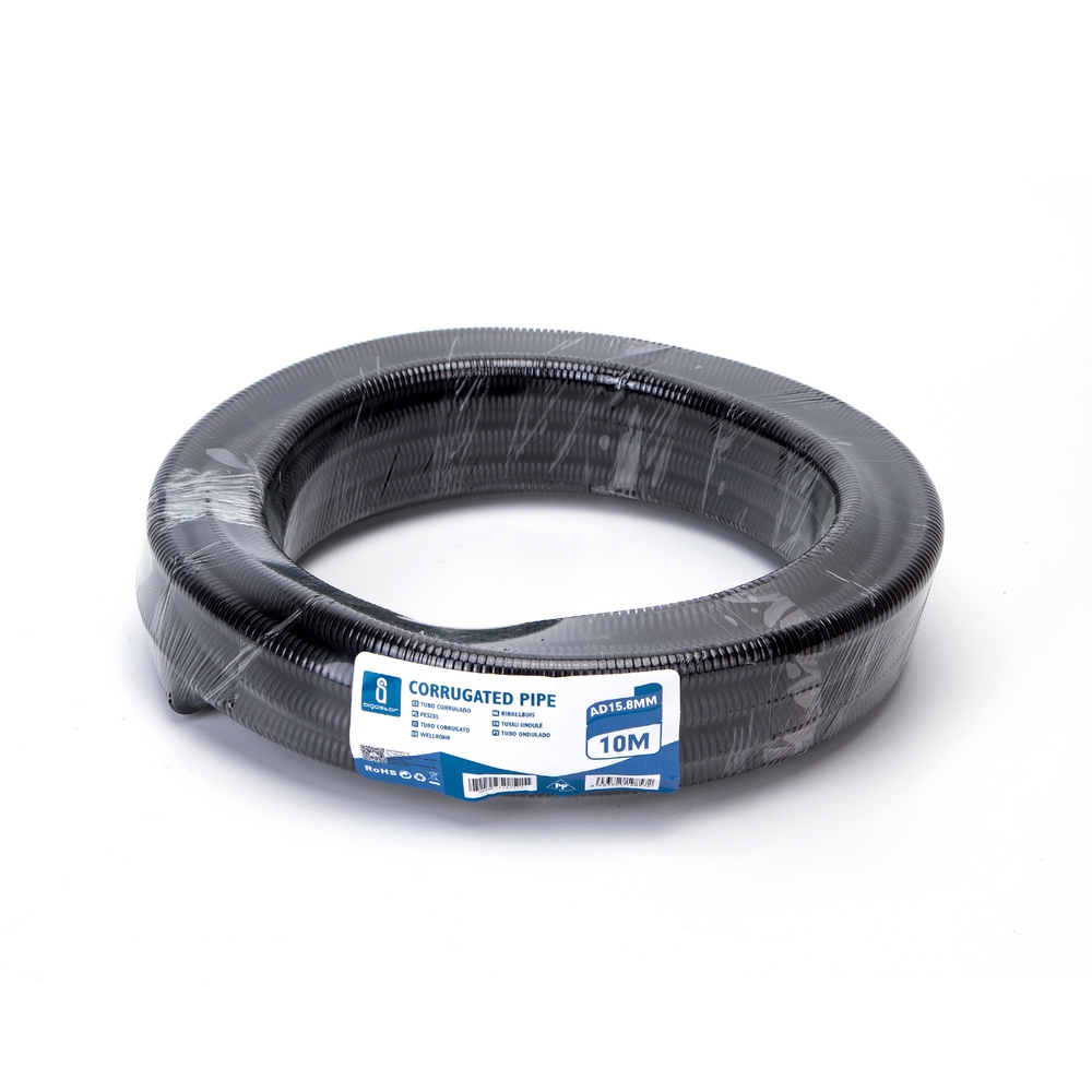 Tubo corrugato flessibile diametro 16mm 10 metri nero Aigostar - Foto 2
