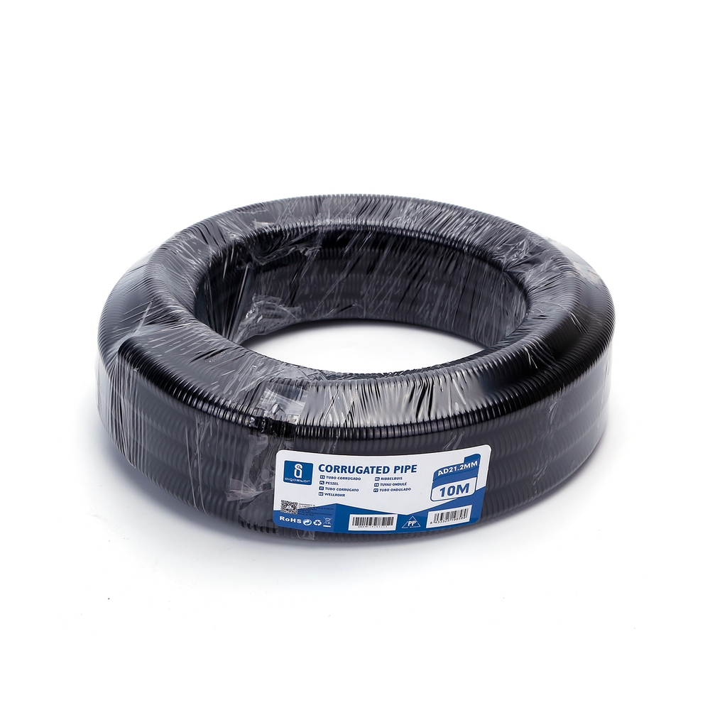 Tubo corrugato flessibile diametro 20mm 10 metri nero Aigostar - Foto 2