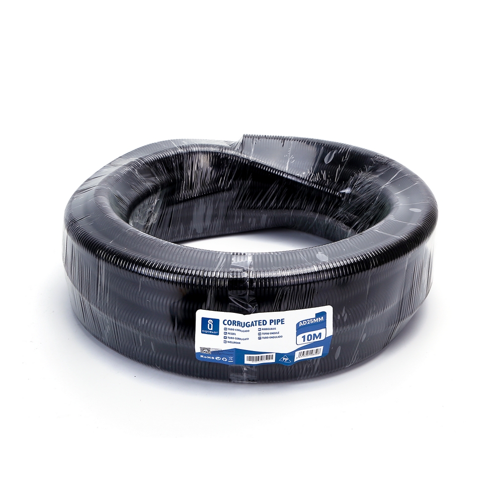 Tubo corrugato flessibile diametro 25mm 10 metri nero Aigostar - Foto 2
