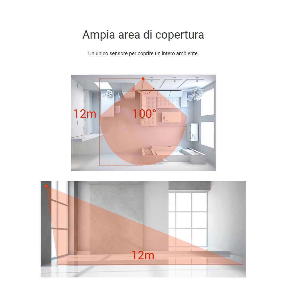 EZVIZ T1 Sensore infrarossi PIR a batteria da interno per sistema A1 A1S - Foto 4