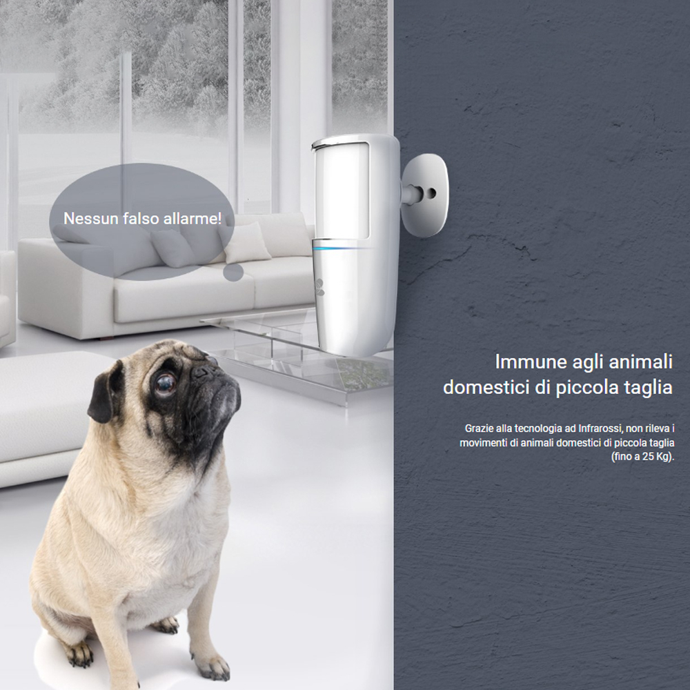 EZVIZ T1 Sensore infrarossi PIR a batteria da interno per sistema A1 A1S - Foto 5