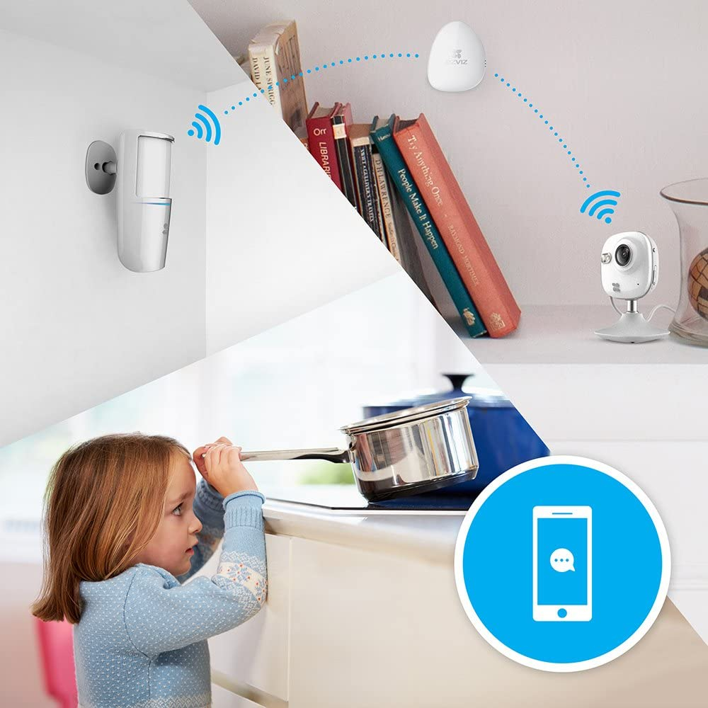EZVIZ T1 Sensore infrarossi PIR a batteria da interno per sistema A1 A1S - Foto 6