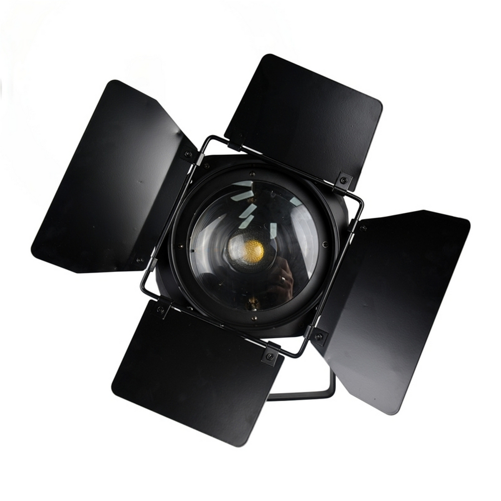 Faro teatrale PC Led COB 200W DMX RGBW Zoom Wisdom - Foto 1
