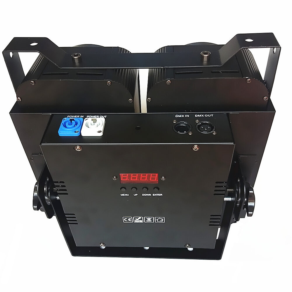 Accecatore blinder Led 400W DMX quattro lampade DMX Luce calda e fredda Wisdom - Foto 3
