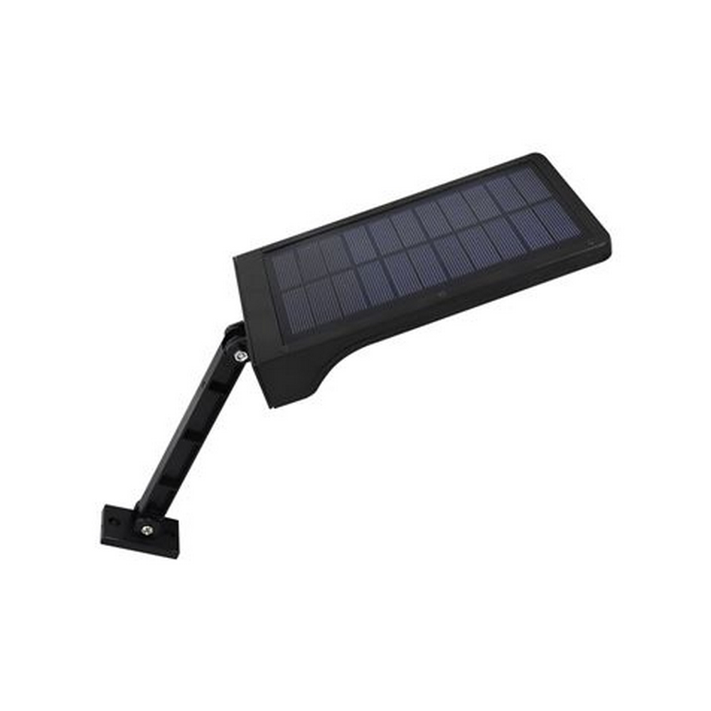 Faro 36 Led Nero con pannello solare IP44 Temperatura colore regolabile 3000K-6000K con sensore crepuscolare e di movimento Elbat - Foto 3