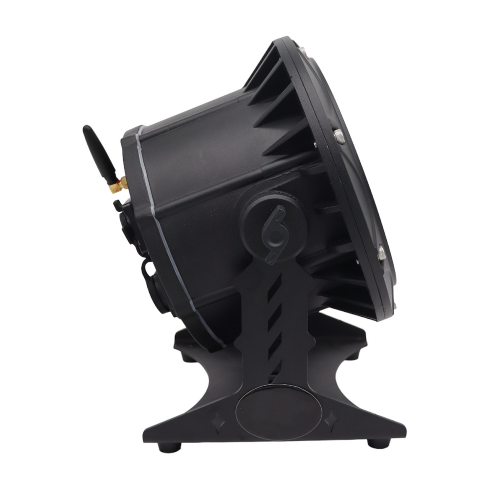 Par Led a batteria 9x10W DMX RGBWAUV 6 in 1 Wi-Fi IP65 Wisdom - Foto 1