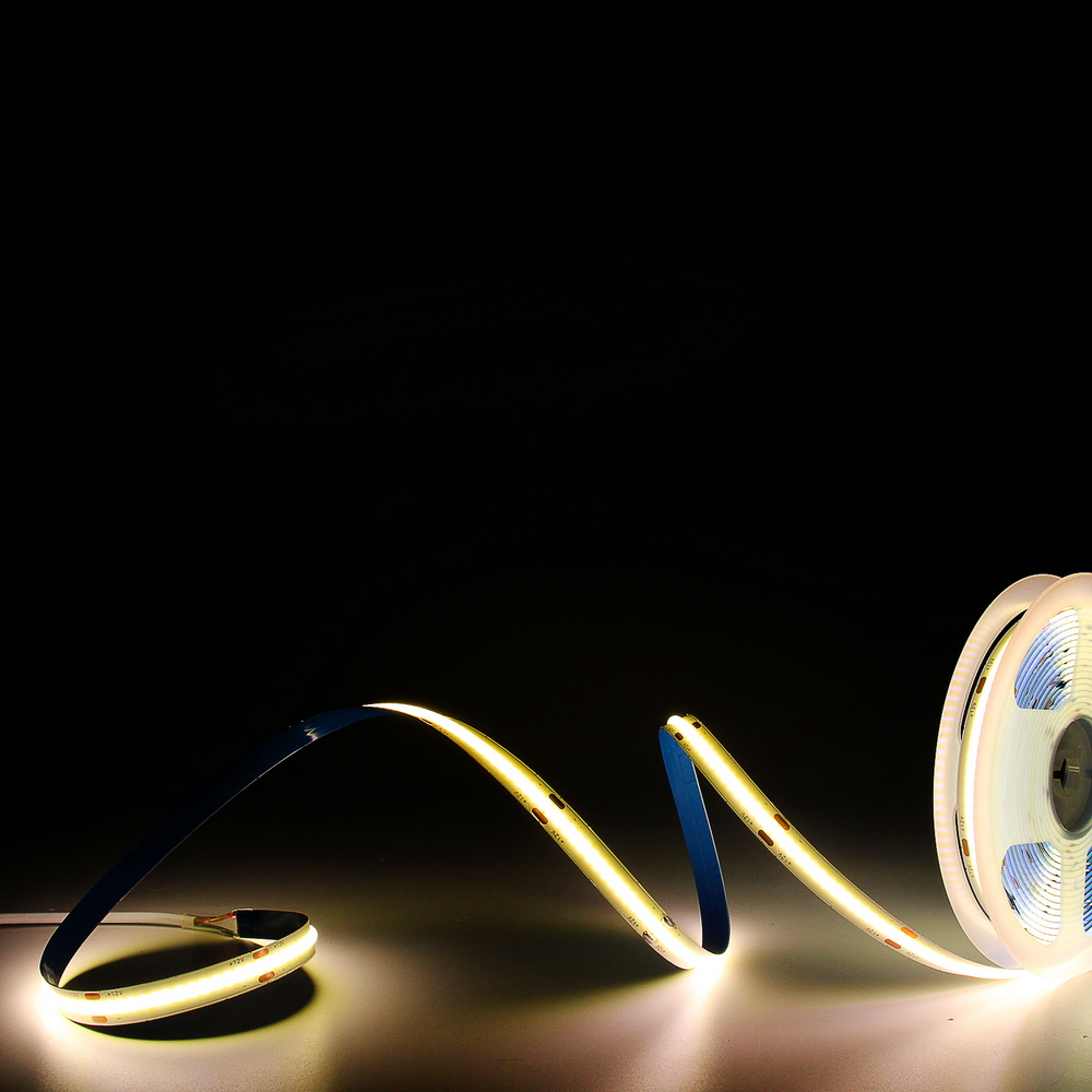 Striscia Led 12V 37W COB 5 metri IP65 Bianco Neutro 4000K Wisdom - Foto 1
