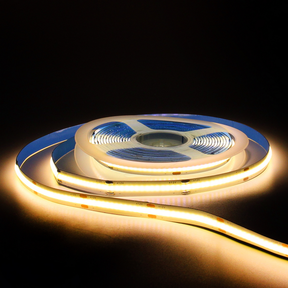 Striscia Led 12V 37W COB 5 metri IP65 Bianco Neutro 4000K Wisdom - Foto 2