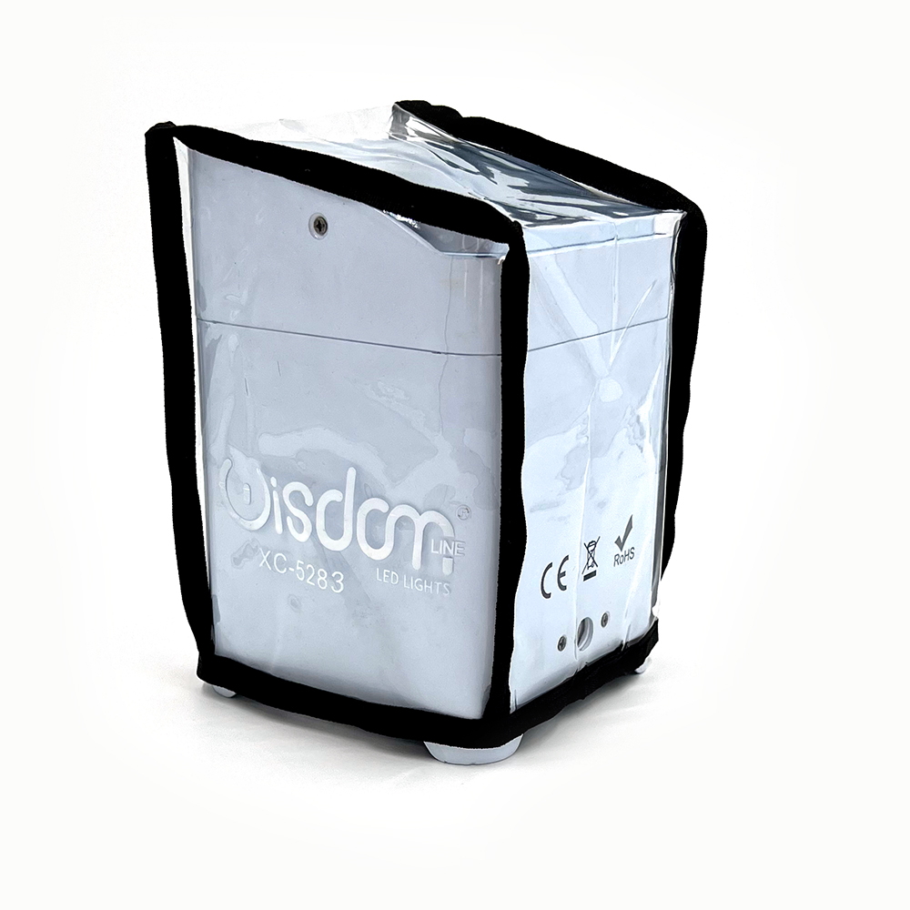 Copertura di protezione contro acqua ed umidita per Faro led a batteria 6x18W Wisdom - Foto 1