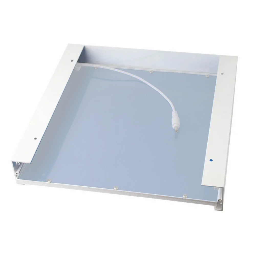 Supporto di fissaggio per Pannello Led Quadrato 30x30cm Cornice bianca - Foto 1