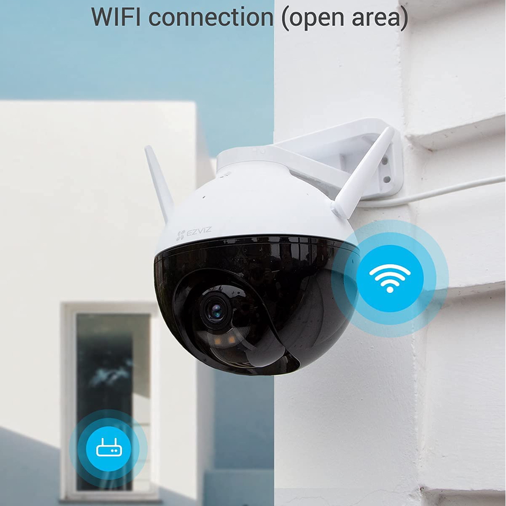 Telecamera di sorveglianza EZVIZ C8T WiFi Full HD 1080p 360° motorizzata visione notturna per esterno - Foto 7