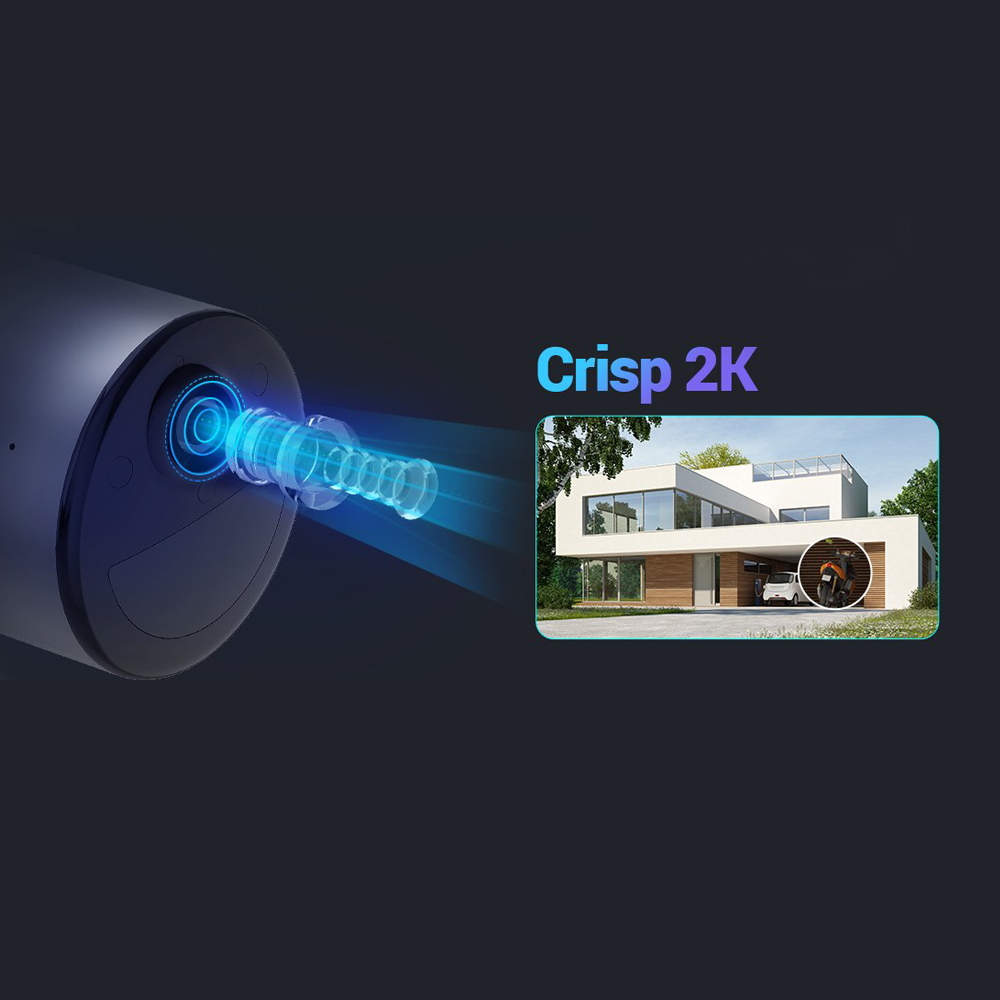 Telecamera di sorveglianza EZVIZ EB3 Full HD 1296p 2K a batteria visione notturna a colori per esterno - Foto 2