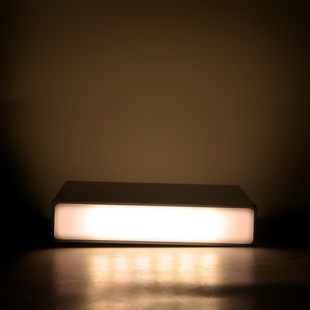 Applique Led da parete slim 12W quadrata Bianco Doppia emissione Bianco caldo 3000K Wisdom - Foto 4