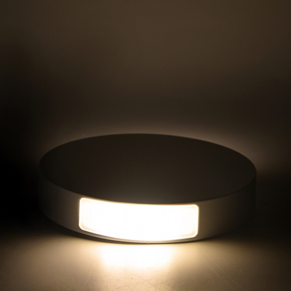 Applique Led da parete slim 6W rotonda Bianco Doppia emissione Bianco caldo 3000K Wisdom - Foto 4