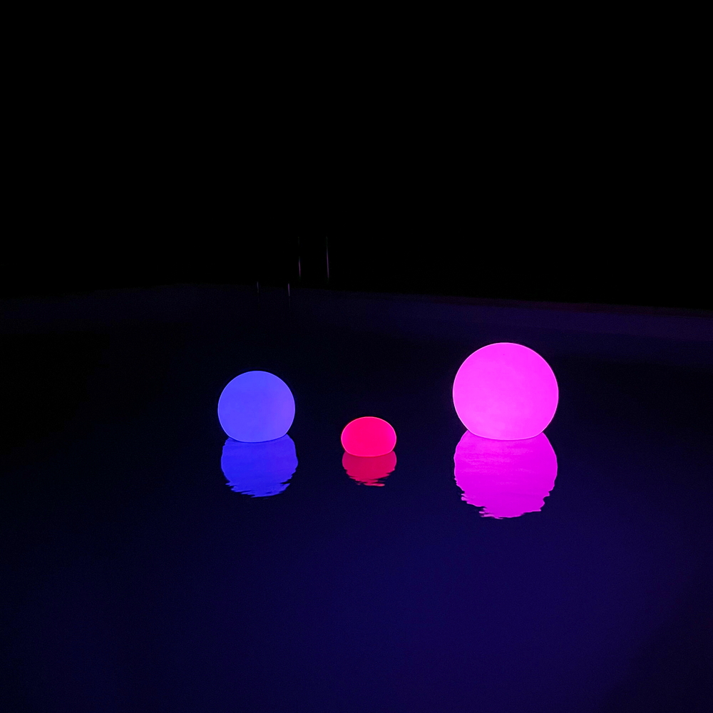 Sfera Led Ball luminosa decorativa da giardino 1W RGBW 40×39 cm IP67 a batteria 1 lampada Grande V-TAC - Foto 6