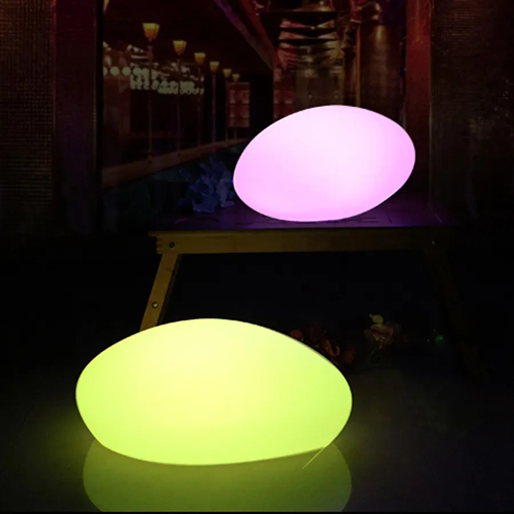 Sfera Led Stone luminosa decorativa da giardino 1W RGBW 28×21 cm IP65 a batteria 1 lampada Piccola V-TAC - Foto 3