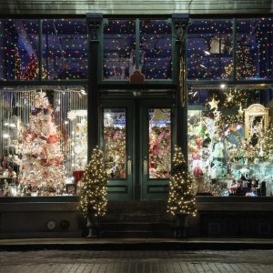 Decorazioni Natalizie Vetrine