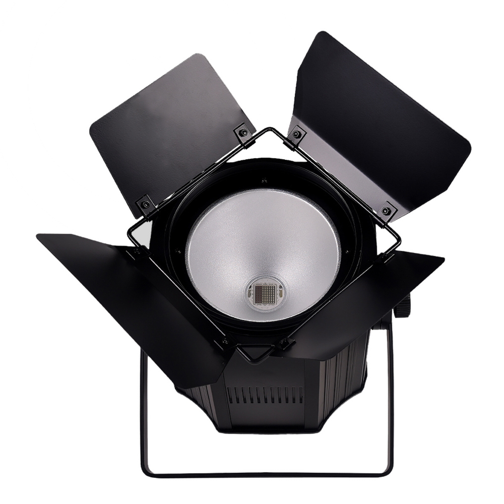 Faro teatrale PC Led COB 200W DMX 3200 – 6000K con alette Wisdom - Foto 1