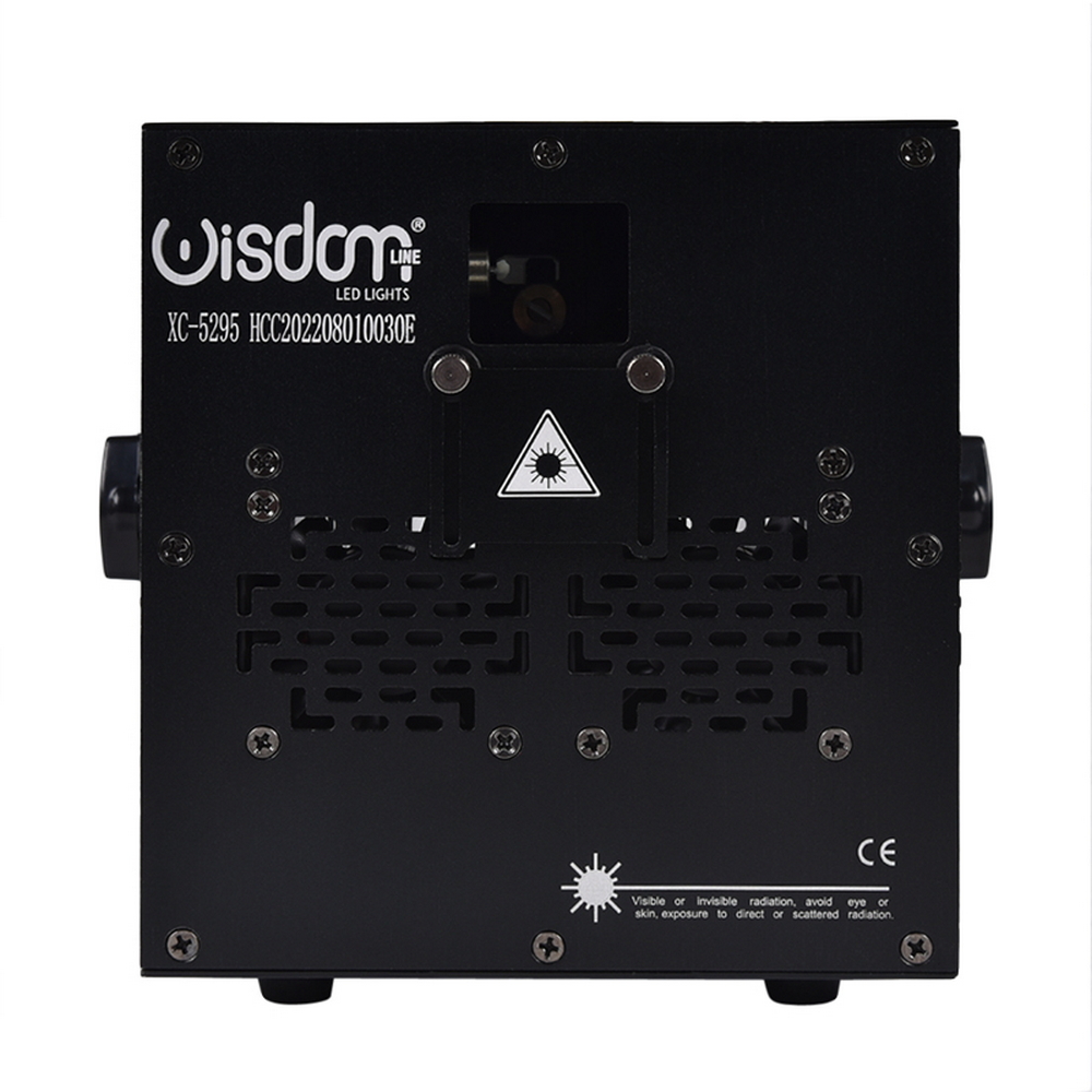 Proiettore laser 5W DMX RGB Proiezione luce immagini scenografiche Wisdom - Foto 1