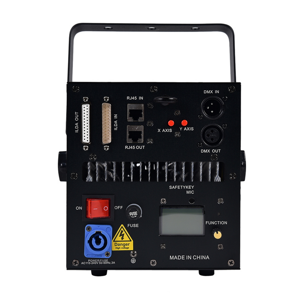Proiettore laser 5W DMX RGB Proiezione luce immagini scenografiche Wisdom - Foto 3