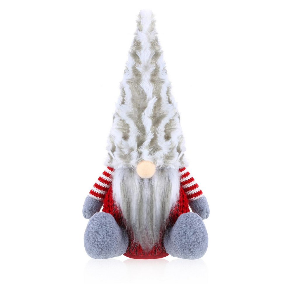 Foto principale Gnomo di Natale 22cm di colore Rosso e Bianco Wisdom