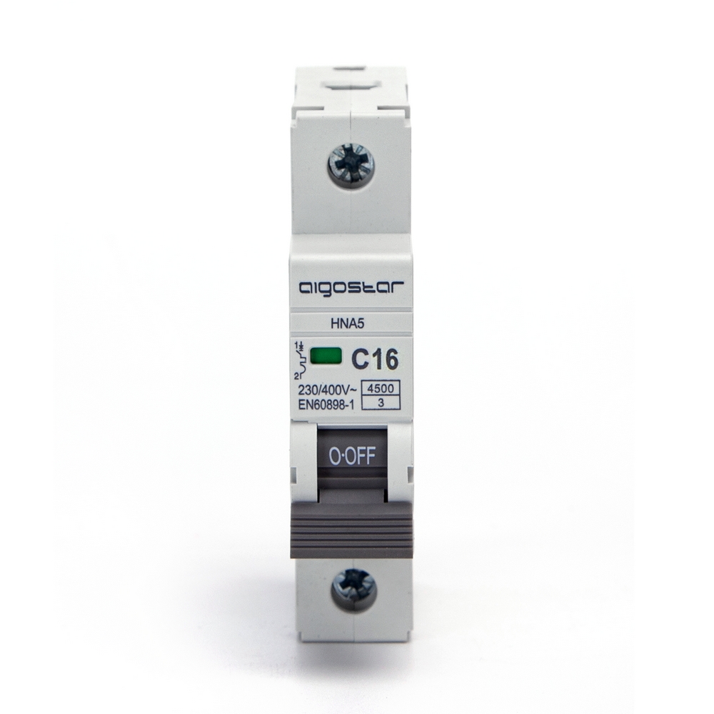 Interruttore automatico magnetotermico modulare 1P 16A Aigostar - Foto 1