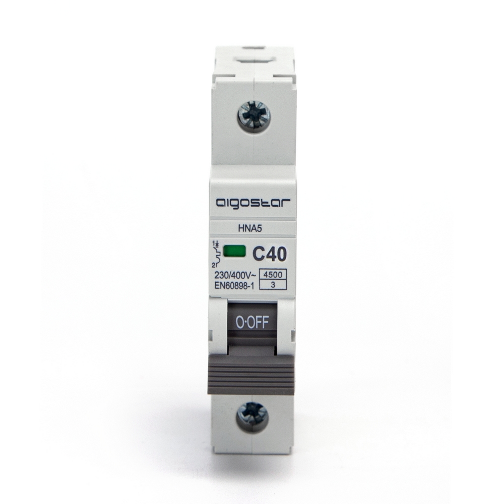 Interruttore automatico magnetotermico modulare 1P 40A Aigostar - Foto 1