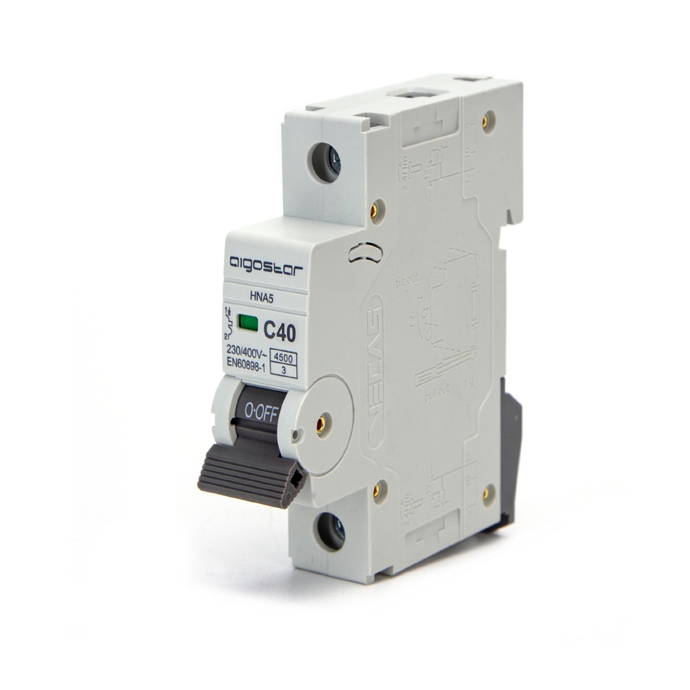 Foto principale Interruttore automatico magnetotermico modulare 1P 40A Aigostar
