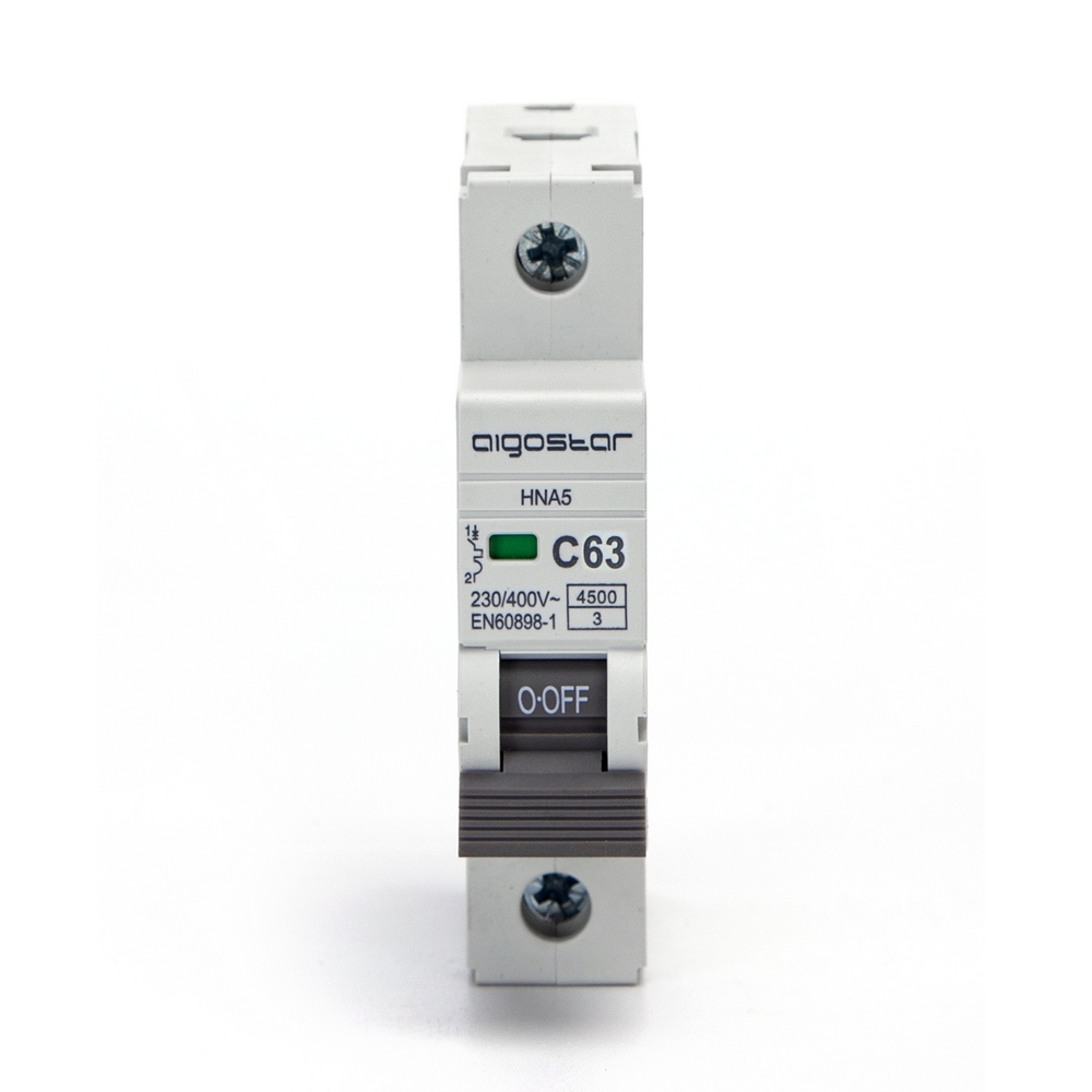 Interruttore automatico magnetotermico modulare 1P 63A Aigostar - Foto 1