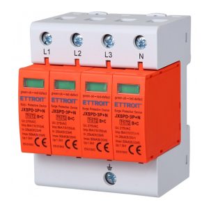 Foto principale Scaricatore di sovratensione per impianti elettrici modulare 3P+N 25KA-50KA 275V Ettroit