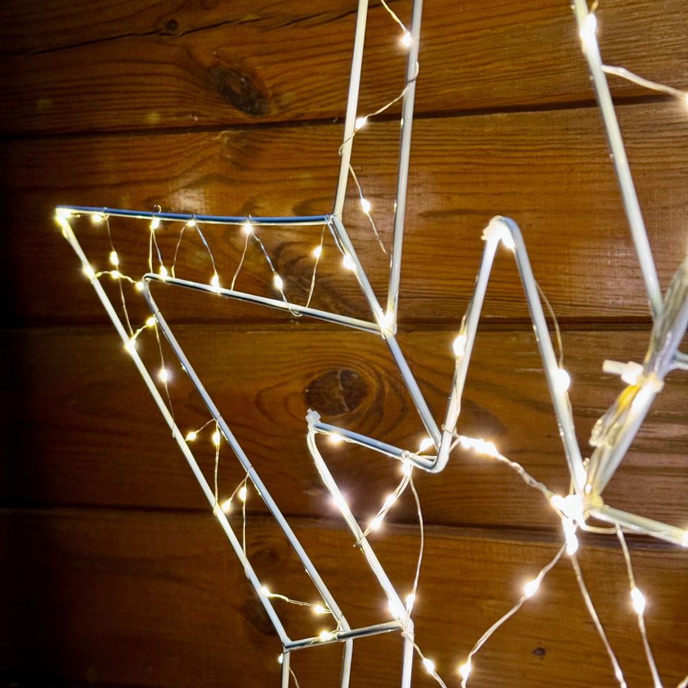 Stella luminosa 80cm 170 Led Bianco Caldo Wisdom - Foto 4