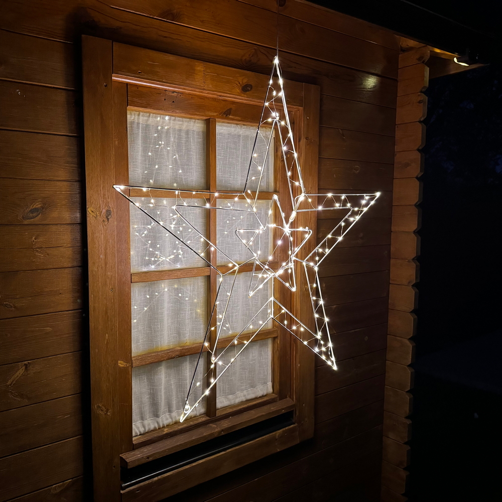 Stella luminosa 80cm 170 Led Bianco Caldo Wisdom - Foto 6
