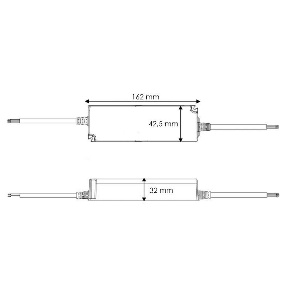 Alimentatore striscia Led 12V 60W 5A IP67 Trasformatore uso esterno MEAN WELL - Foto 1