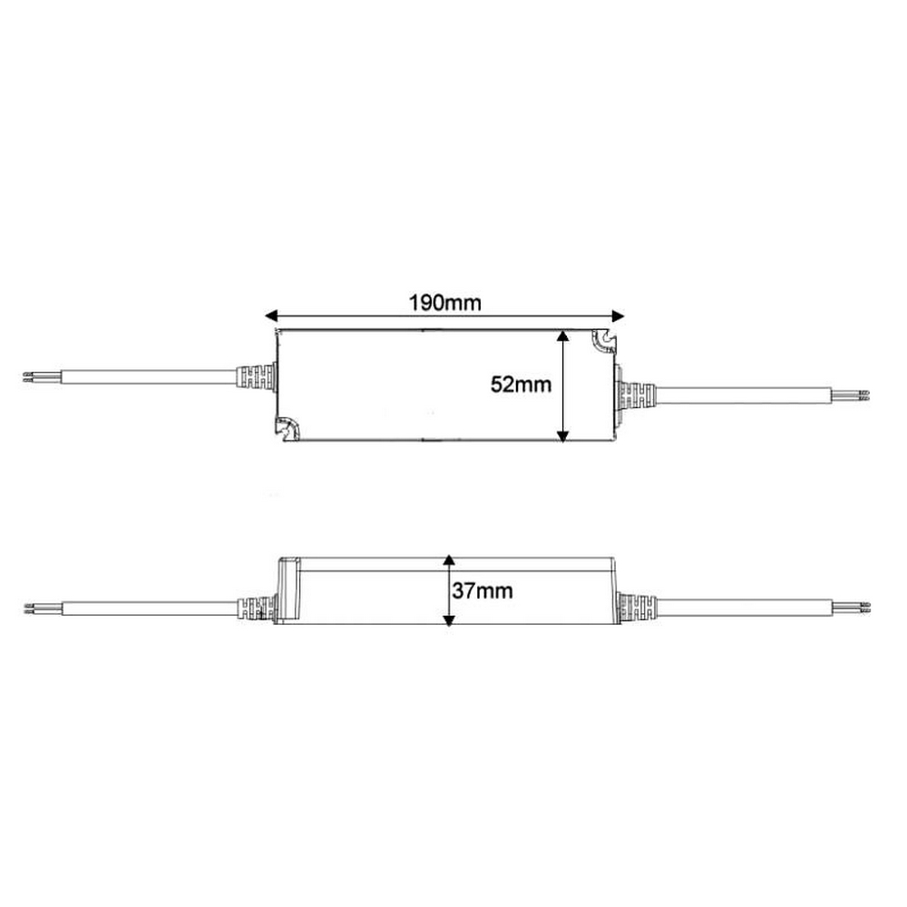 Alimentatore striscia Led 24V 100W 5A IP67 Trasformatore uso esterno MEAN WELL - Foto 1