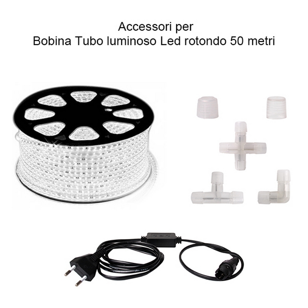 Cavo connettore con spina italiana per Tubo luminoso Led Wisdom - Foto 1
