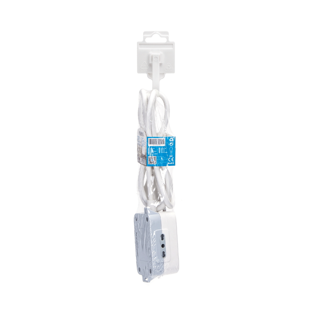 Ciabatta multipresa elettrica 3 posti con cavo da 1,5m – 1Presa Schuko + 2 Bipasso Aigostar - Foto 4