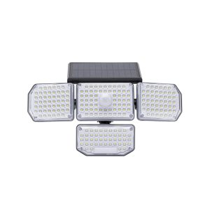 Foto principale Faro Led con pannello solare 214 Led IP65 Bianco freddo 6500K faretti orientabili con telecomando sensore crepuscolare e di movimento Aigostar